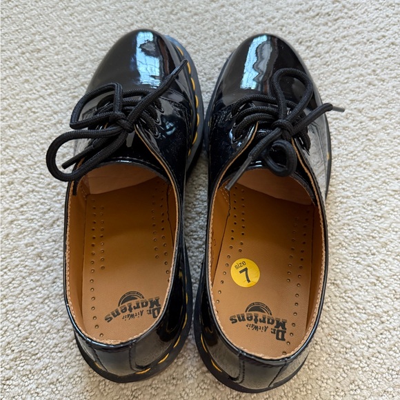 Dr. Martens Black Patent Leather Oxford Shoes - Picture 5 of 8